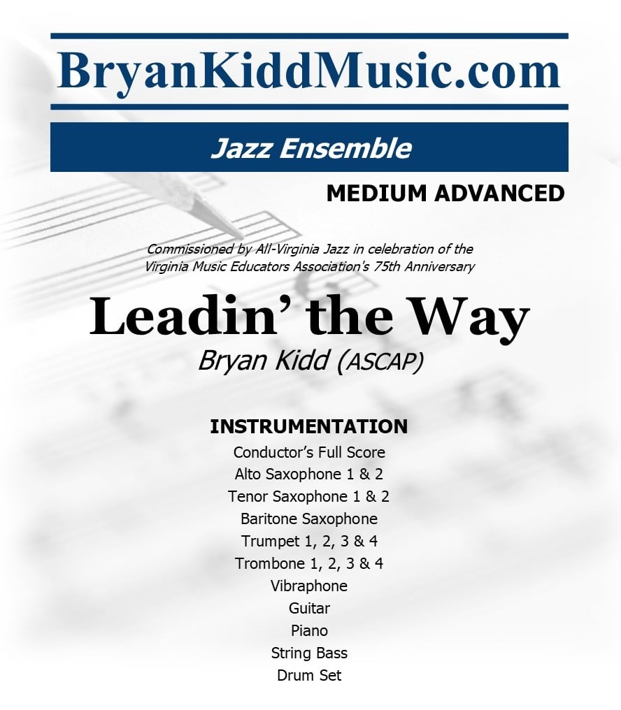 Leadin' the Way midwest sheet music cover