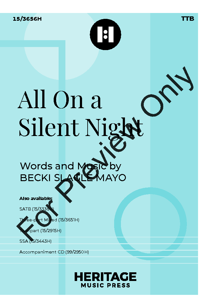 All on a Silent Night Large Print Edition P.O.D.