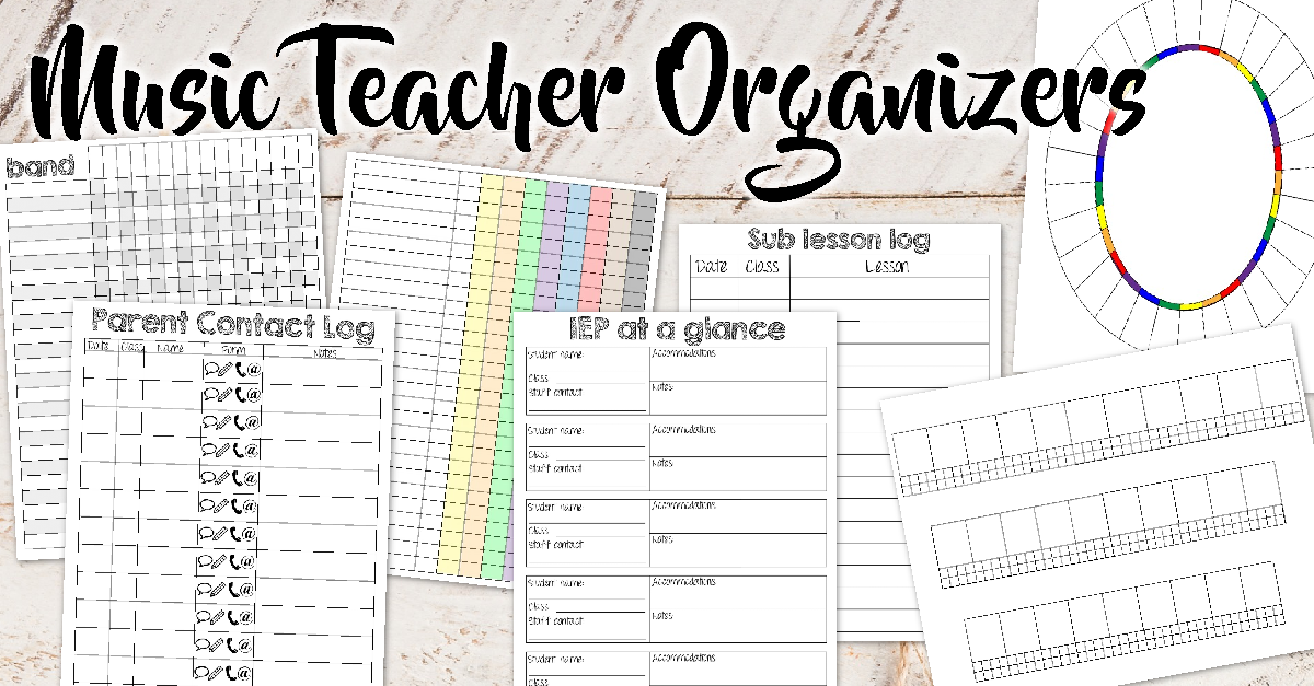 #PlanMyWholeLife Music Teacher Planner: Dated 5