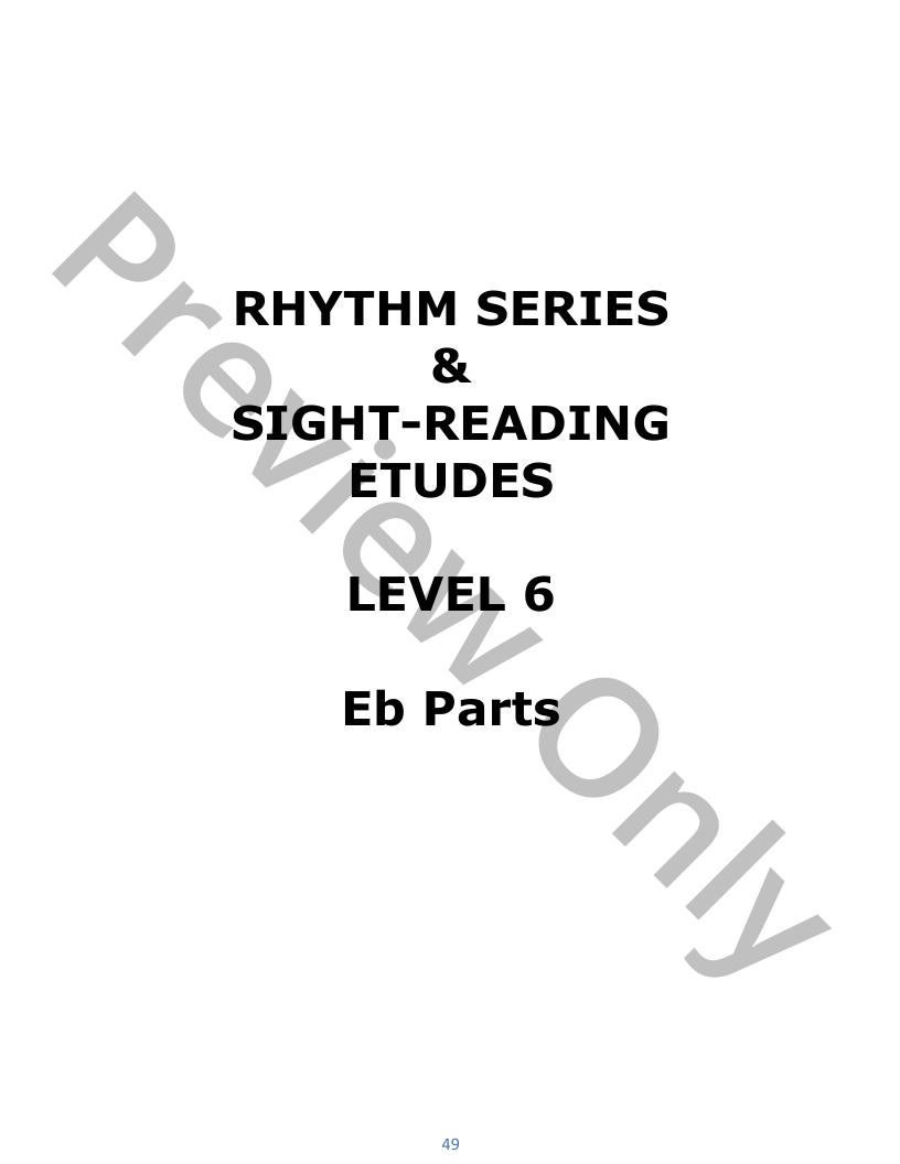 Contemporary Sight-Reading Method: Eb Book P.O.D