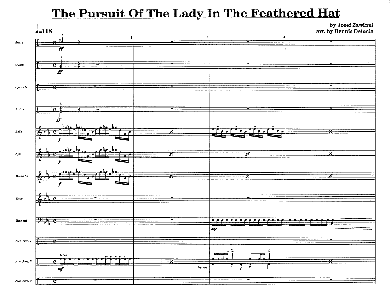 The Pursuit of the Lady in the Feathered Hat