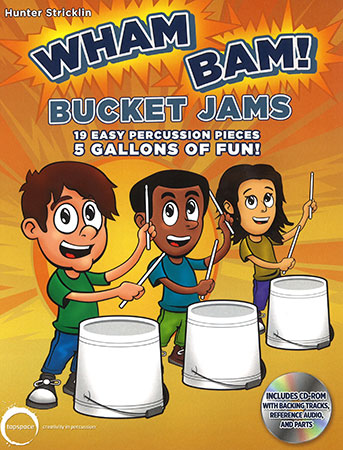 Wham! Bam! Bucket Jams percussion sheet music cover