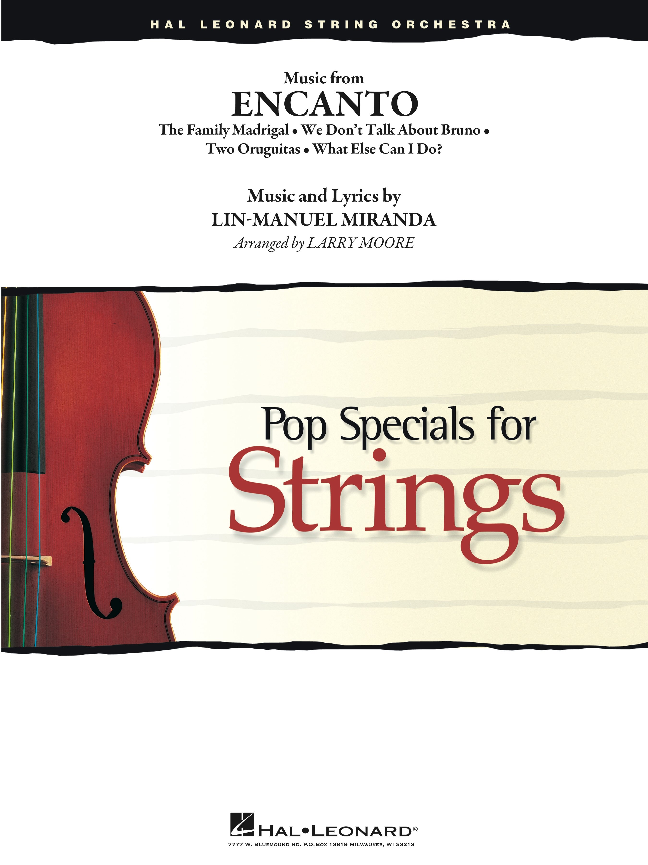 Music from Encanto orchestra sheet music cover