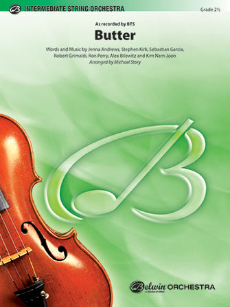 Butter orchestra sheet music cover