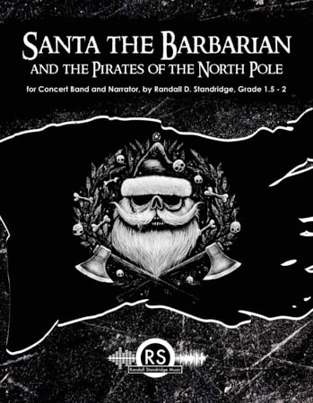 Santa the Barbarian and the Pirates of the North Pole christmas sheet music cover