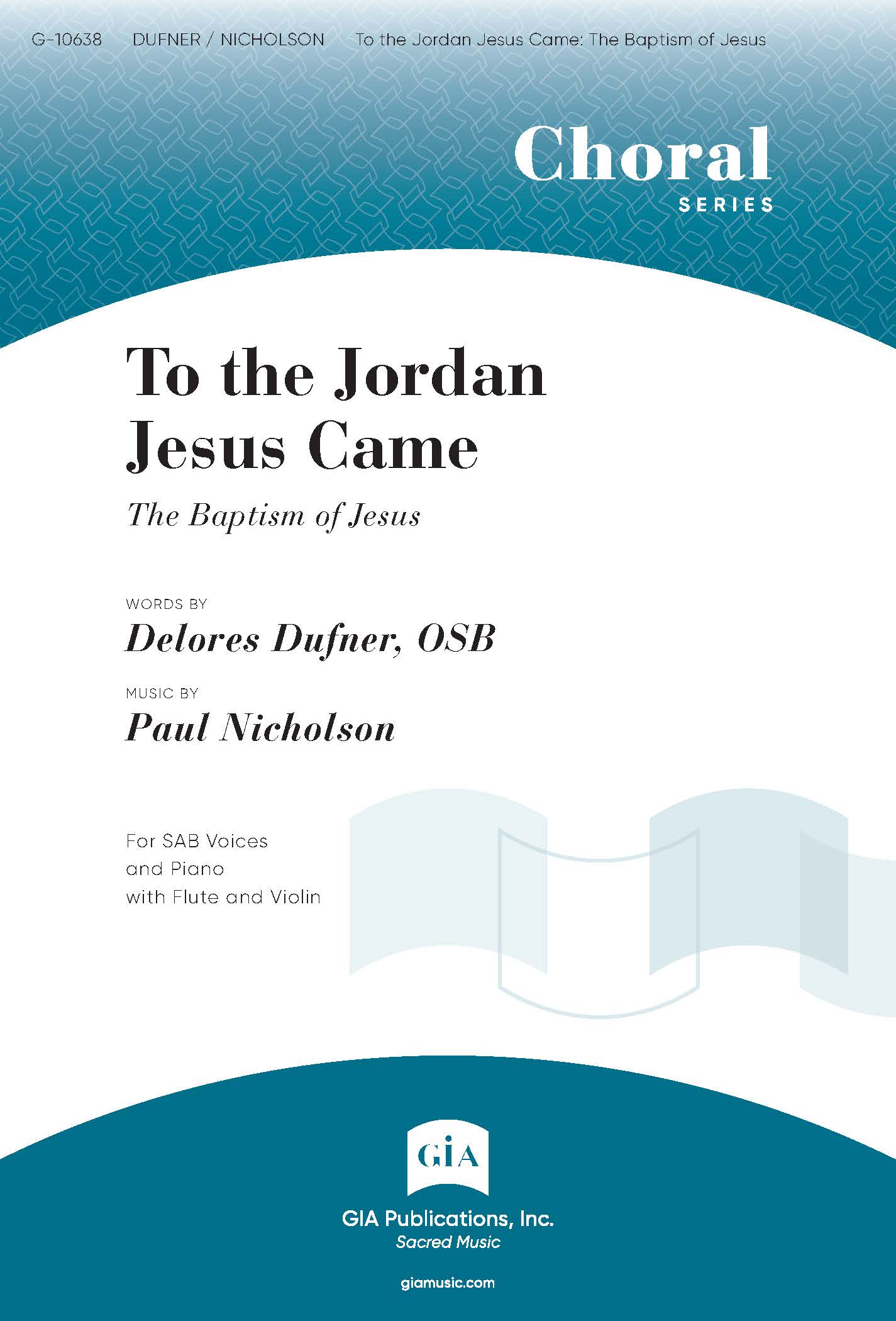 To the Jordan Jesus Came