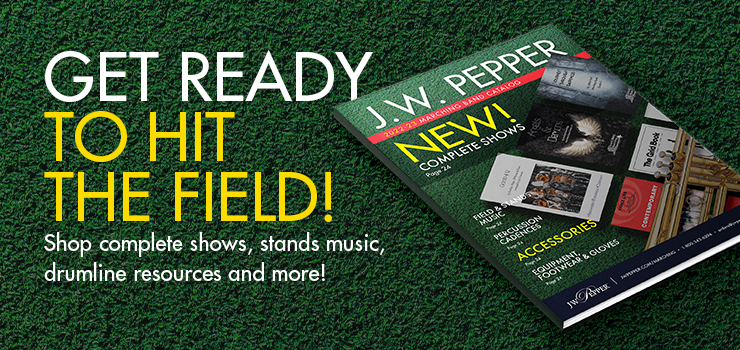Get read to hit the field! Shop complete marching band shows, stands music, drumline resources and more.