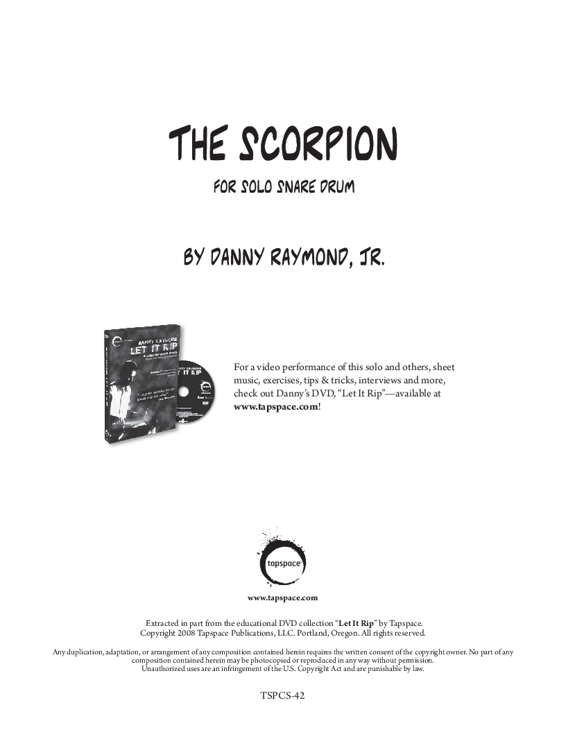 The Scorpion Snare Drum Solo
