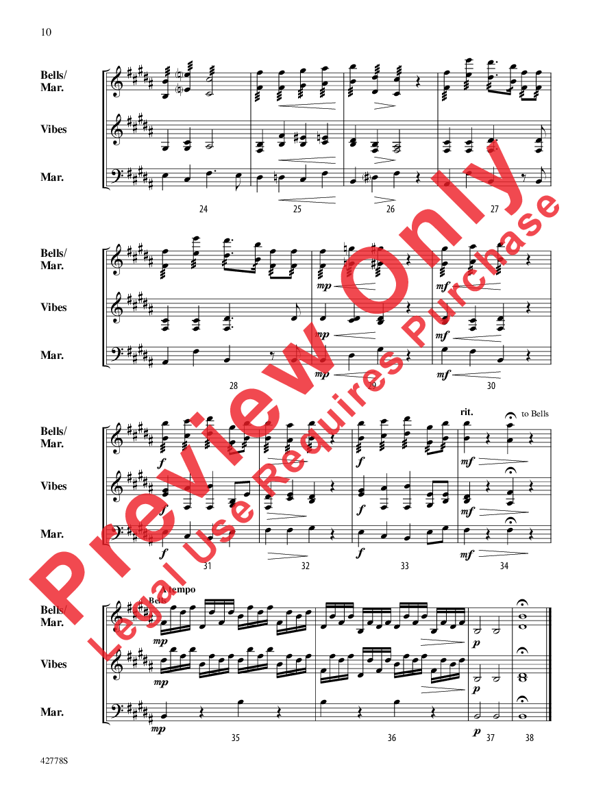 Classic Mallet Trios - Beethoven 