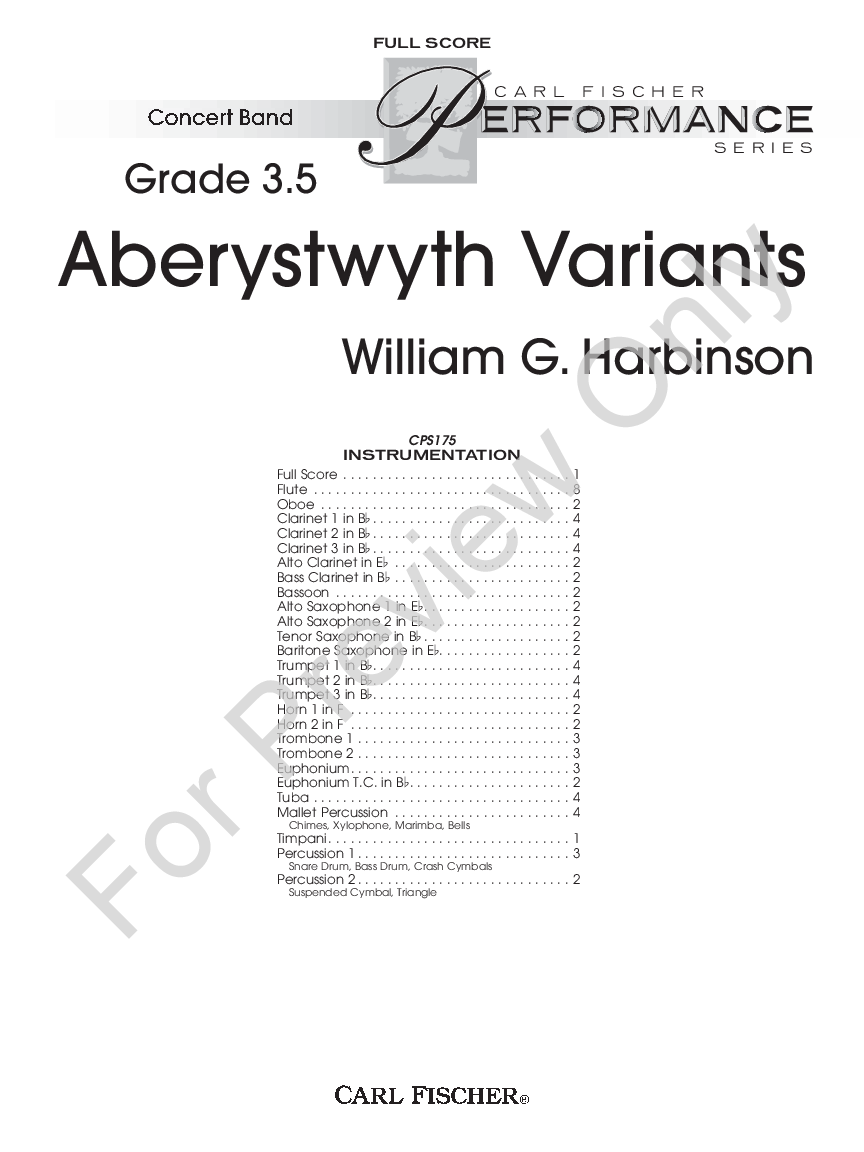 Aberystwyth Variants