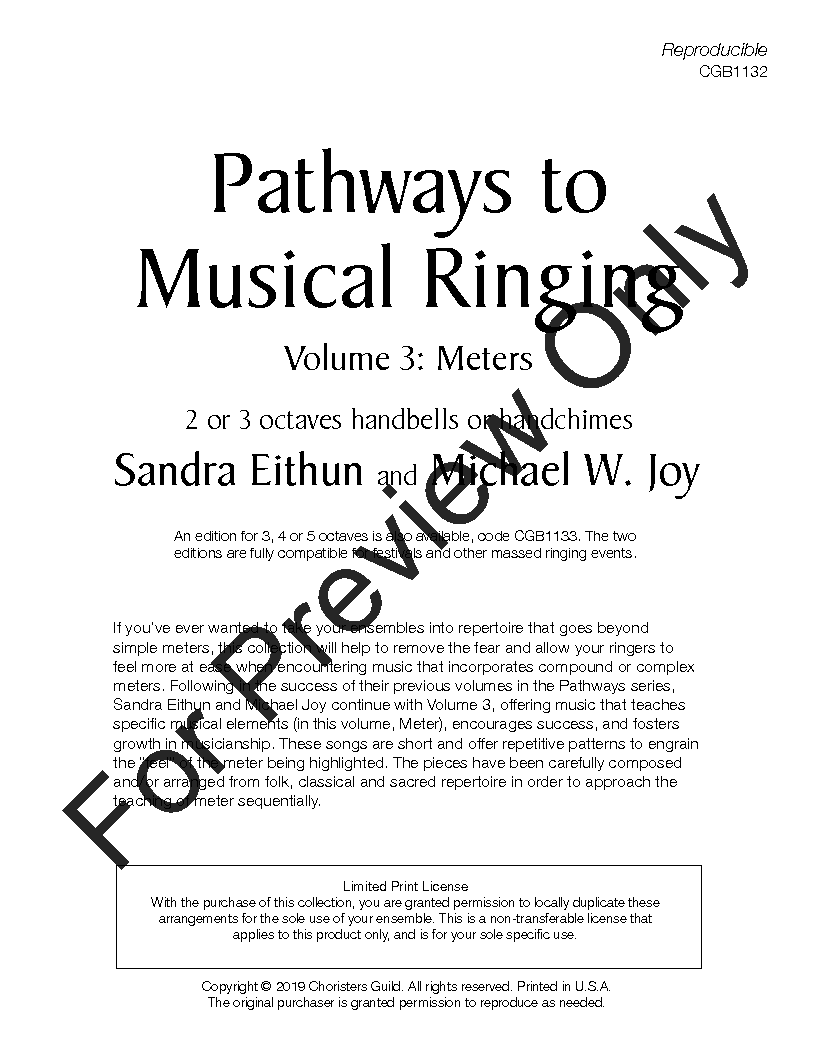 Pathways To Musical Ringing, Vol. 3 Meters 2-3 Oct