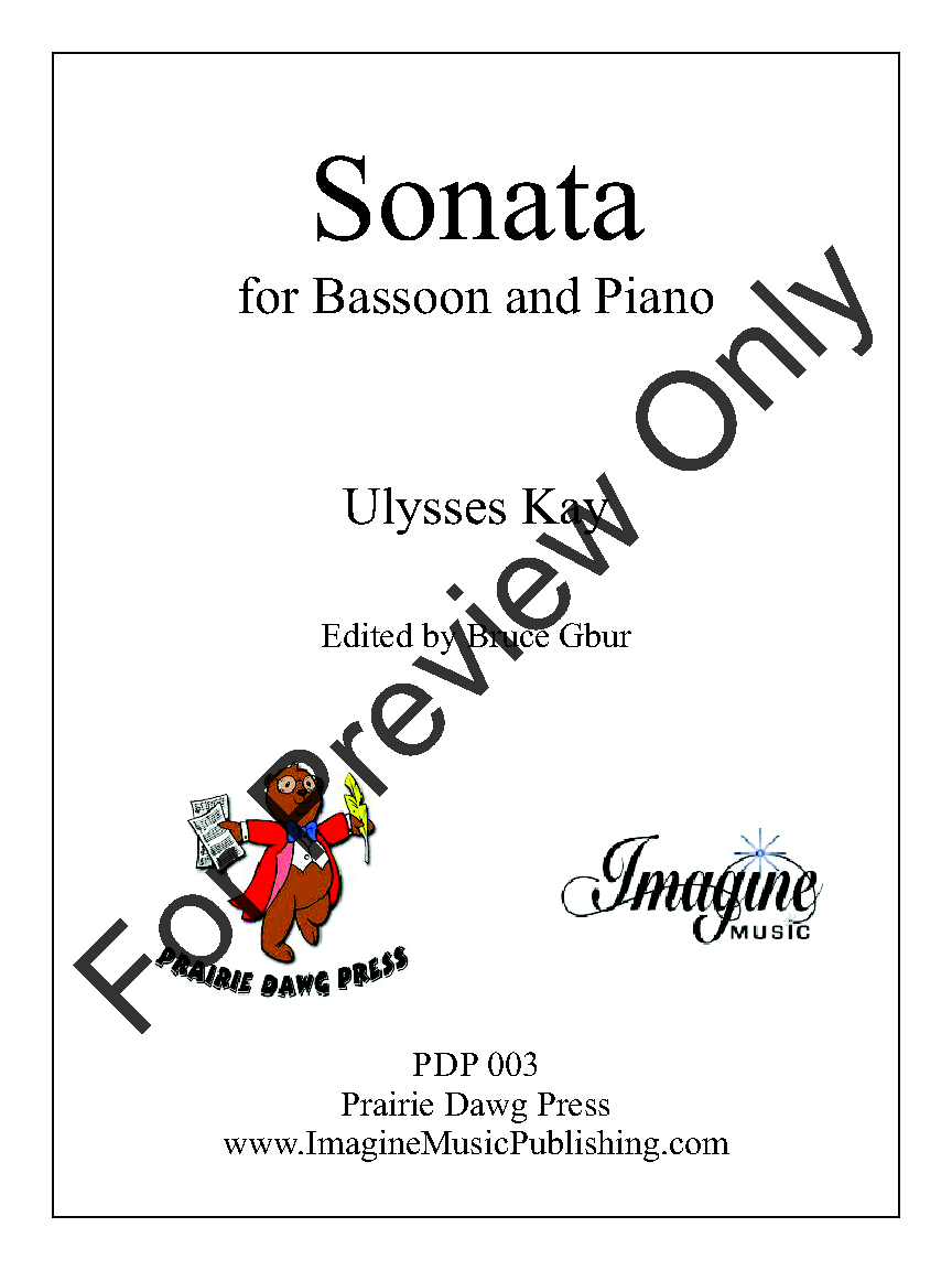 Sonata Bassoon Solo with Piano