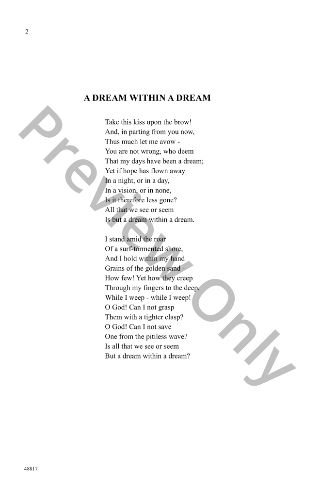 A Dream Within a Dream