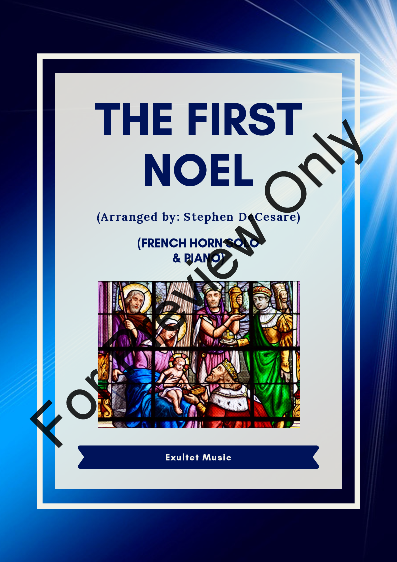 The First Noel: French Horn solo and Piano P.O.D.