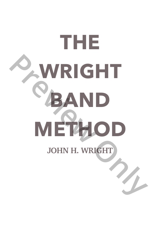 The Wright Band Method P.O.D.