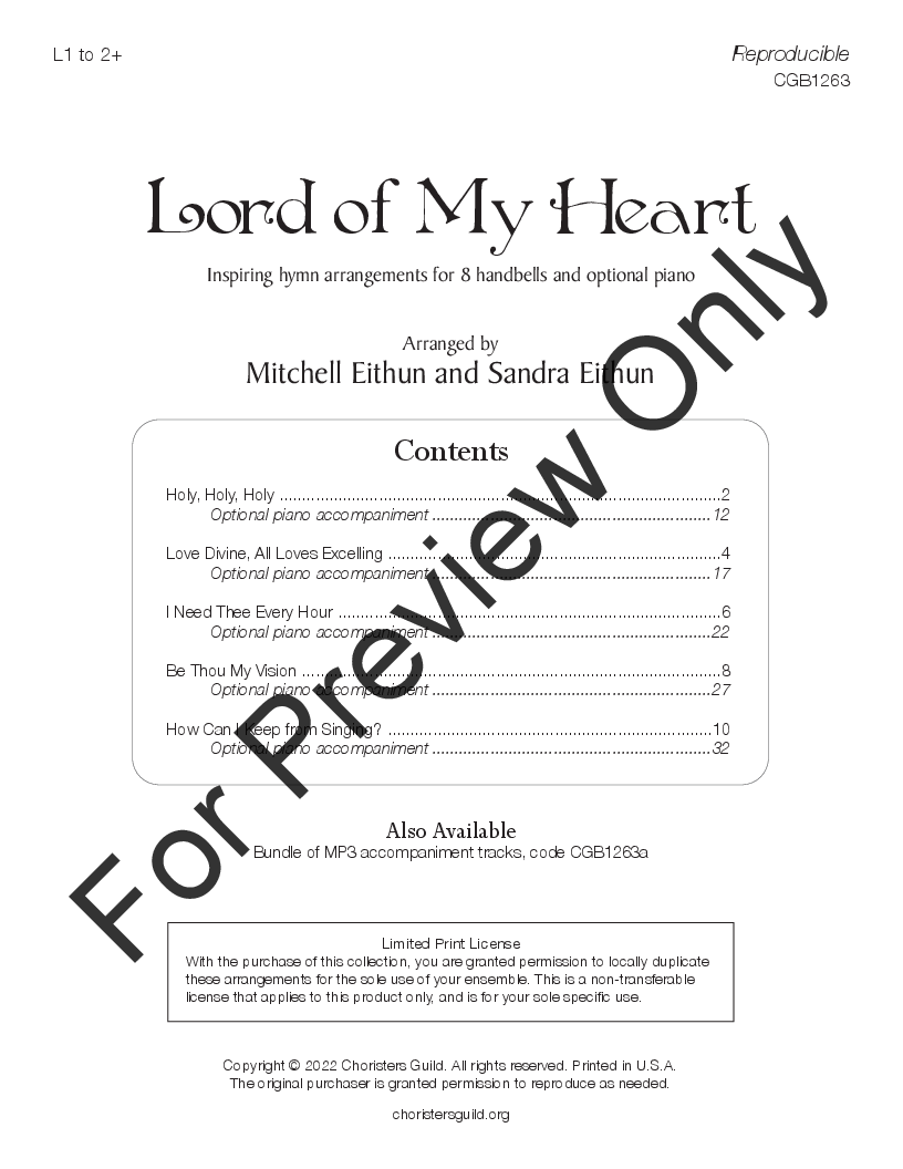 Lord Of My Heart 2 Octaves Download
